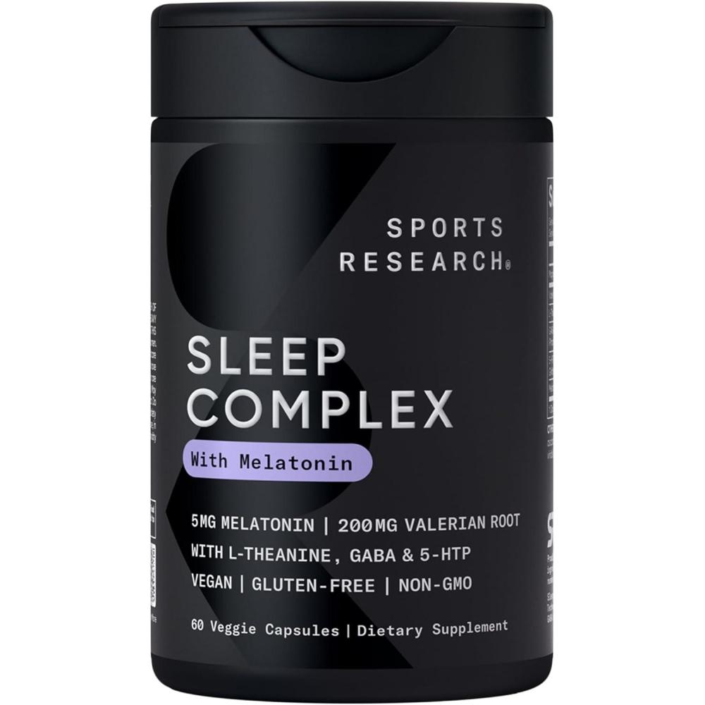 image:imageSports Research Double Strength LTheanine Supplement  Suntheanine Softgels for Focus Relaxation amp Alertness  NonDrowsy Support Made with Coconut Oil NonGMO amp Gluten Free  200mg 60 CountSleep Complex wMelatonin