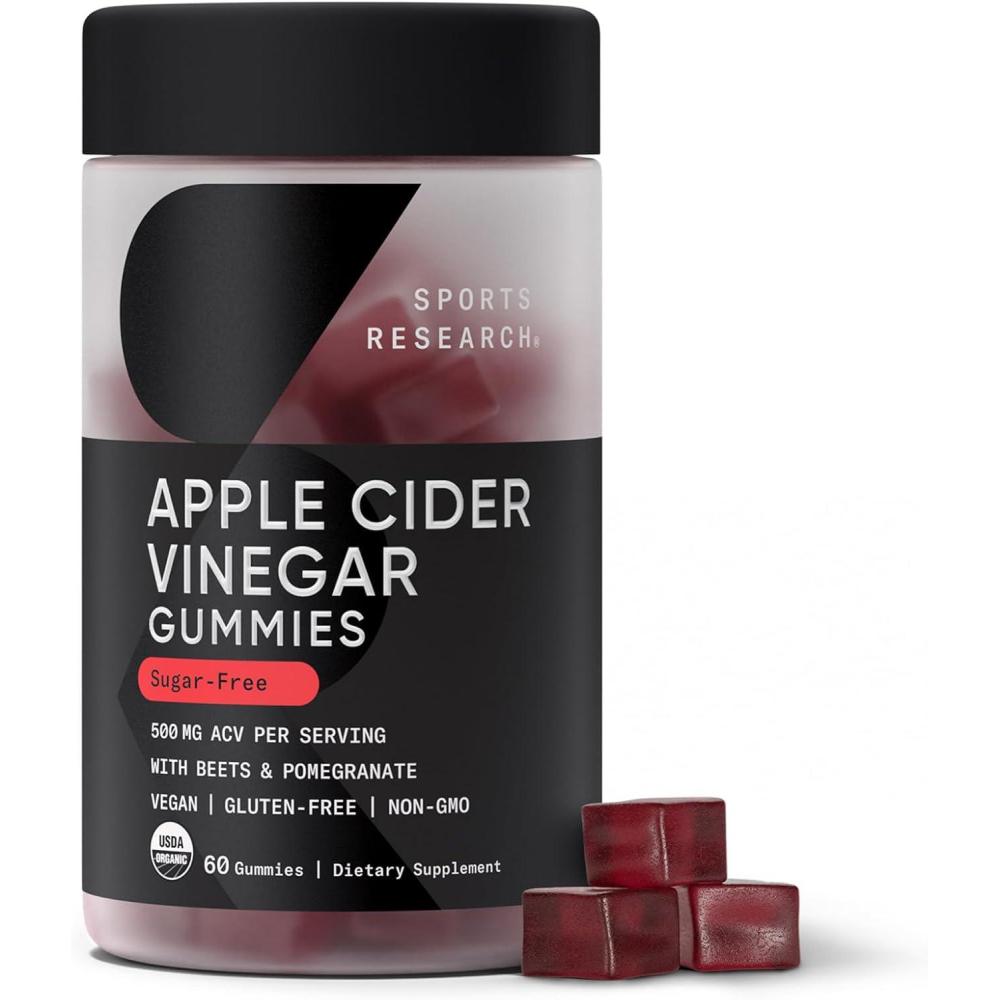 image:imageSports Research Keto Plus ACV Capsules  Diet Support with 500mg of Apple Cider Vinegar amp 1500mg goBHB Exogenous Ketones  Gluten Free amp Keto Certified  120 Veggie CapsulesACV Gummies