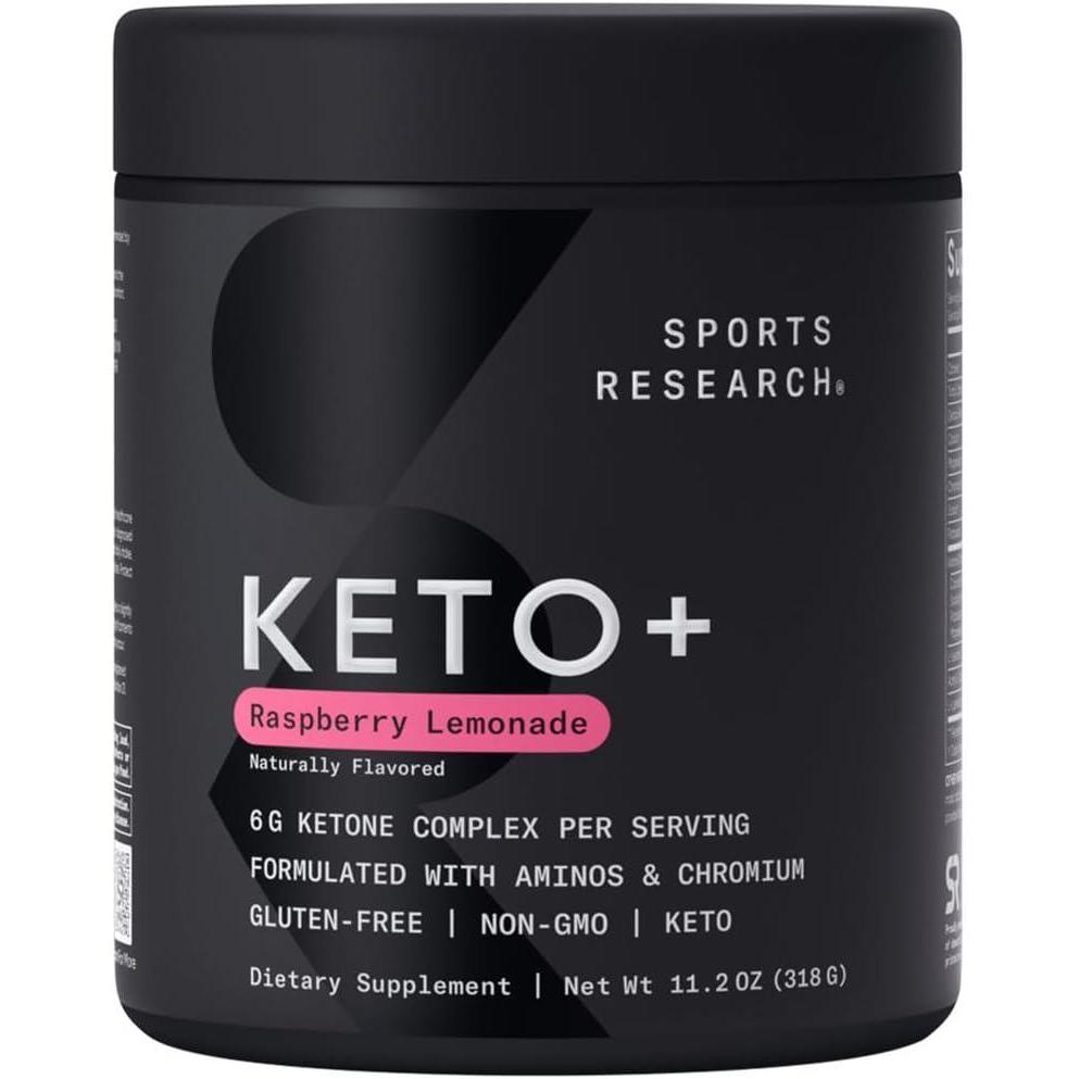 image:imageSports Research Keto Plus Exogenous Ketones with goBHB  Premium Keto Powder Supporting Ketosis Energy amp Cognitive Function  Keto Certified  Vegan Friendly  30 Servings Raspberry LemonadeRaspberry Lemonade