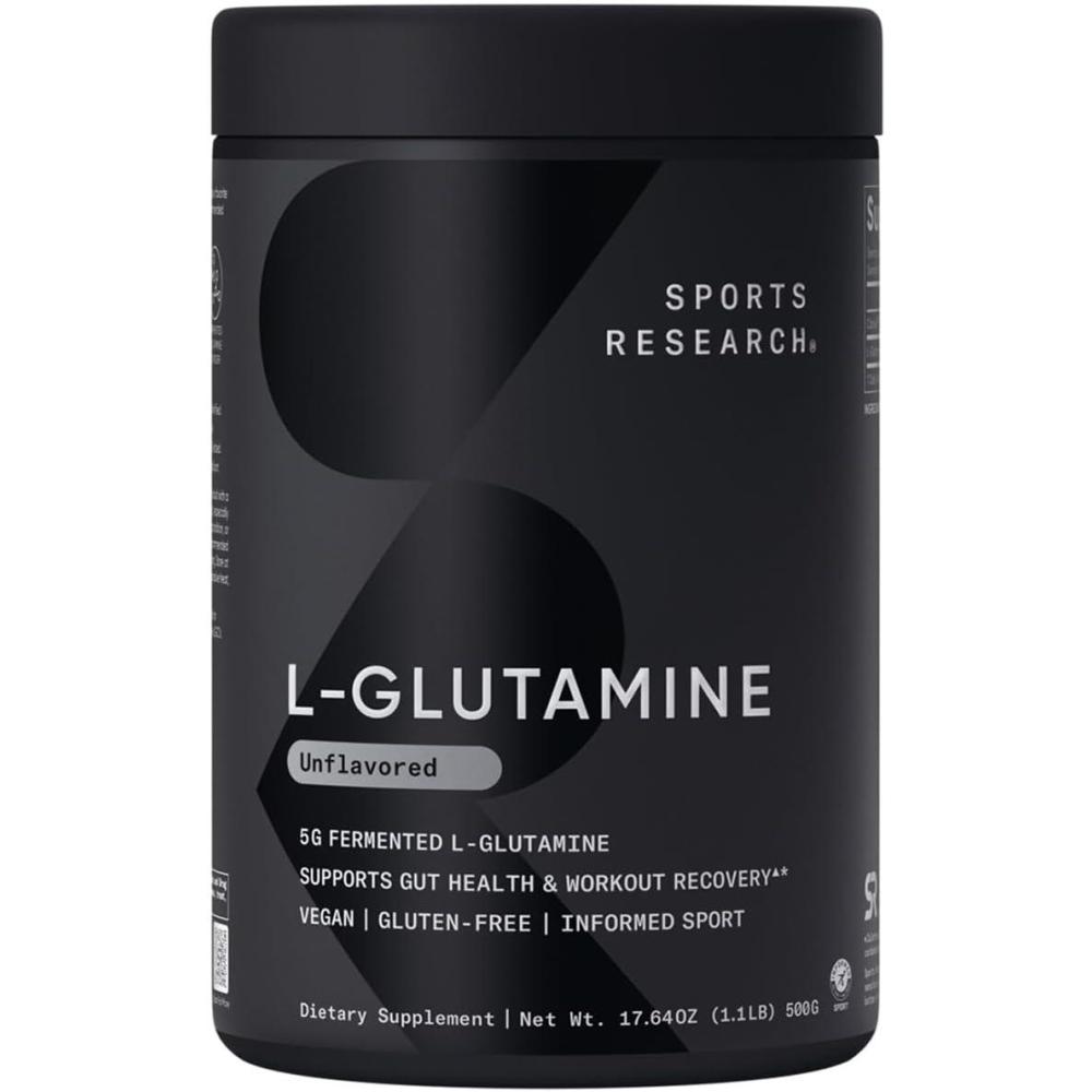 image:imageSports Research LGlutamine  Workout Recovery Immune Health amp Gut Health Support  5 G Per Serving  1058 Oz11 Pound Pack of 1