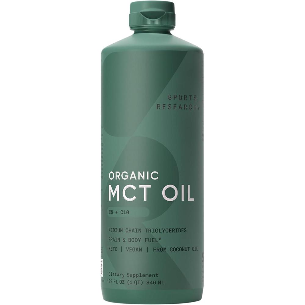 image:imageSports Research Organic MCT Oil Powder  Keto amp Vegan MCTs C8 C10 from Coconuts  Fatty Acid Brain amp Body Fuel NonGMO amp Gluten Free  Unflavored Perfect in Coffee Tea amp Protein Shakes  106 oz32 Fl Oz Pack of 1