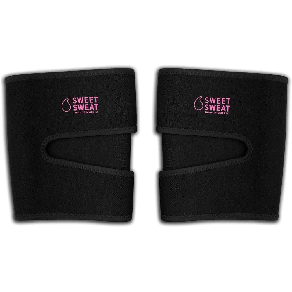 image:imageSports Research Sweet Sweat Thigh Trimmers for Men amp Women Increases Sweat amp Activity to the Thighs during Exercise Pink Logo Medium