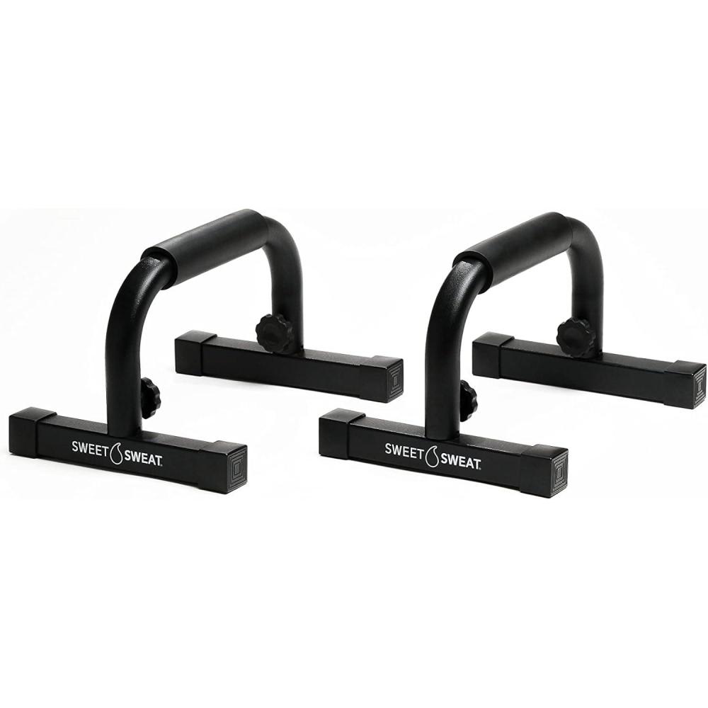 image:imageSweet Sweat Push Up Bars by Sports Research  Durable NonSlip with Comfort Grip  Calisthenics Equipment for Bodyweight Fitness amp Strength Training  Floor Stand Pushup Bar Handles for Men amp Women