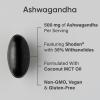 Sports Research® Ashwagandha Softgels with Coconut MCT Oil – Natural Adaptogen Made with Shoden® Ashwa for Relaxation, Calm & Sleep Support – Gluten Free & Vegan Friendly – 60 Count(120 Count (Pack of 1))