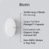 Sports Research® Biotin 10,000mcg with Organic Coconut Oil – Biotin (Vitamin B7) for Healthy Skin and Hair Support* – for Women and Men – Vegan, Non-GMO, Gluten & Soy-Free – 120 Veggie Softgels(10 000mcg)