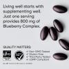 Sports Research Blueberry Capsules – Made from Organic Blueberries with Organic Extra Virgin Olive Oil – Non-GMO & Gluten Free – 60 Liquid Softgels