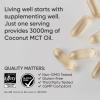Sports Research® Coconut MCT Oil 3000mg – Keto Brain & Body Fuel – C8 + C10 MCT Oil from Coconut · Keto · Non-GMO – Gluten Free – 240 Softgels(240 Count (Pack of 1))