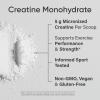 Sports Research Creatine Monohydrate – Gain Lean Muscle, Improve Performance and Strength and Support Workout Recovery* – 5 g Micronized Creatine – 17.64 oz(10.58 Ounce (Pack of 1))