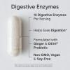 Sports Research Digestive Enzymes with Probiotics & Ginger – Plant Based for Dairy, Protein, Sugar & Carbs – Non-GMO Verified & Vegan Friendly (90 Veggie Capsules)