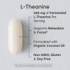 Sports Research Double Strength L-Theanine Supplement – Suntheanine Softgels for Focus, Relaxation & Alertness – Non-Drowsy Support Made with Coconut Oil, Non-GMO & Gluten Free – 200mg, 60 Count(L-theanine)