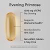 Sports Research Evening Primrose Supplement from Cold Pressed Oil – Softgels for Women’s Health & Skin Health – Gluten Free & Non-GMO GLA – High Potency 1300mg, 120 Count(30 Count (Pack of 1))