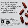 Sports Research Garcinia Cambogia Extract (60% HCA) with Extra Virgin Organic Coconut Oil | Non-GMO, Soy & Gluten Free (90 Liquid Softgels)(90 Count (Pack of 1))