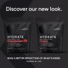 Sports Research Hydrate Electrolytes Powder Packets – Sugar-Free & Naturally Flavored with Vitamins, Minerals, and Coconut Water – Supports Hydration – 16 Packets – Passion Fruit(Cherry Pomegranate)