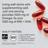 Sports Research Keto Omega Fish Oil with Wild Sockeye Salmon, Antarctic Krill Oil, Astaxanthin & Coconut MCT Oil – 1200mg of EPA & DHA per Serving | Keto Certified & Non-GMO Verified (120 Softgels)