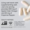 Sports Research® Keto Plus ACV Capsules – Diet Support with 500mg of Apple Cider Vinegar & 1500mg goBHB® Exogenous Ketones – Gluten Free & Keto Certified – 120 Veggie Capsules(ACV Capsules)