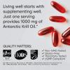 Sports Research Krill Oil Supplement with EPA & DHA Omega 3, Phospholipids & Astaxanthin from Antarctic Krill – Highest Concentration of Krill Oil for Men & Women – 1000mg, 30 Softgel Capsules(30 Count (Pack of 1))
