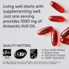 Sports Research Krill Oil Supplement with EPA & DHA Omega 3, Phospholipids & Astaxanthin from Antarctic Krill – Highest Concentration of Krill Oil for Men & Women – 1000mg, 60 Softgel Capsules(60 Count (Pack of 1))