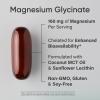 Sports Research® Magnesium Glycinate – Suports Restful Sleep & Enzymatic Processes – 160 mg Chelated Magnesium – Liquid Softgel – 120 Count(60 Count (Pack of 1))