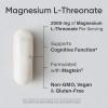 Sports Research® Magnesium L-Threonate Capsules 2000mg – High-Absorption Magtein® for Enhanced Brain Health, Memory, Focus & Restful Sleep Support – Vegan · Non-GMO · Gluten Free – 90 Count(180 Count (Pack of 1))