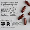 Sports Research® Magnesium Oxide 420mg with Coconut MCT Oil – Magnesium Supplement for Muscle, Nerve, and Bone Support* – Gluten-Free, Non-GMO – 90 Softgels