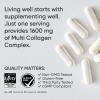 Sports Research® Multi Collagen Pills for Women & Men – Collagen Peptides (Type I, II, III, V, X) Enhanced with Hyaluronic Acid & Vitamin C – Gluten Free ­· Non-GMO – 90 Capsules(Collagen)
