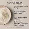 Sports Research® Multi Collagen Protein Powder – Food Sourced Collagen Peptides (Type I, II, III, V, X) with Hyaluronic Acid + Vitamin C – Gluten Free · Non-GMO · 30 Servings (Unflavored)(Unflavored)
