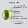 Sports Research® Odorless Garlic Oil Pills (1000mg) with Parsley & Chlorophyll – Vegan Certified · Non-GMO · Gluten Free – 150 Plantgel Capsules(150 Count (Pack of 1))