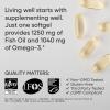 Sports Research® Omega-3 ­­Fish Oil Mini-Softgels – Sourced from Wild Caught Alaska Pollock – Burpless, Bovine Free, Non-GMO, & MSC Certified Sustainable – 120 Count(180 Count (Pack of 1))