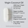 Sports Research® Organic Coconut Oil Capsules 3000MG – Cold Pressed Extra Virgin Coconut Oil with Medium Chain Triglycerides (MCTs) – Vegan Friendly & Non-GMO Verified – 120 Softgels