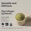 Sports Research Organic Collagen Peptides – Hydrolyzed Type I & III Collagen – Sustainable & Traceable Formula – Chocolate – 30 Servings(Matcha Green Tea)