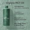 Sports Research® Organic MCT Oil 16oz – Full Spectrum (C8, C10, C12) Sourced from Coconut Oil – Keto Brain & Body Fuel* – Vegan Certified · Non-GMO · Informed Choice Certified – Unflavored(32 Fl Oz (Pack of 1))