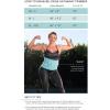 Sports Research Sweet Sweat ‘Pro-Series’ Waist Trimmer (Paige Hathaway Edition) with Adjustable Velcro Straps (Blue, XS-S)