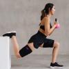 Sports Research Sweet Sweat Thigh Trimmers for Men & Women Increases Sweat & Activity to the Thighs during Exercise (Pink Logo, Medium)