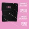 Sports Research Sweet Sweat Thigh Trimmers for Men & Women Increases Sweat & Activity to the Thighs during Exercise (Pink Logo, Medium)