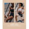 Sports Research Sweet Sweat Toned Thigh Trimmers for Men & Women | Increases Heat & Sweat to the Thighs (Clay, Large)(Stone)