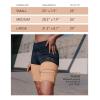 Sports Research Sweet Sweat Toned Thigh Trimmers for Men & Women | Increases Heat & Sweat to the Thighs (Clay, Large)(Stone)