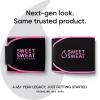 Sports Research Sweet Sweat Waist Trimmer (Core Series) – Premium Sweat Enhancing Fitness Band for Women & Men(Black/Pink)