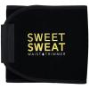 Sports Research Sweet Sweat Waist Trimmer (Core Series) – Premium Sweat Enhancing Fitness Band for Women & Men(Black/Yellow)