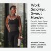 Sports Research Sweet Sweat Waist Trimmer (Core Series) – Premium Sweat Enhancing Fitness Band for Women & Men(Matte Black)