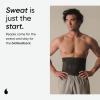 Sports Research Sweet Sweat Waist Trimmer (Core Series) – Premium Sweat Enhancing Fitness Band for Women & Men(Matte Black)
