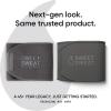 Sports Research Sweet Sweat Waist Trimmer (Core Series) – Premium Sweat Enhancing Fitness Band for Women & Men(Matte Gray)