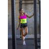 Sports Research Sweet Sweat Waist Trimmer (Core Series) – Premium Sweat Enhancing Fitness Band for Women & Men(Neon Yellow)