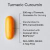 Sports Research® Turmeric Curcumin C3 Complex® w/BioPerine Black Pepper Extract & Organic Coconut Oil – Standardized 95% Curcuminoids · Non-GMO · Gluten Free – 120 Count Softgels(60 Count (Pack of 1))