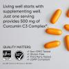 Sports Research® Turmeric Curcumin C3 Complex® w/BioPerine Black Pepper Extract & Organic Coconut Oil – Standardized 95% Curcuminoids · Non-GMO · Gluten Free – 120 Count Softgels(60 Count (Pack of 1))