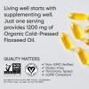Sports Research Vegan Flaxseed Oil (1200mg) Herbal Supplement with Plant-Based ALA Omega 3 – Vegan Certified & Non-GMO Verified – Gluten, Soy & Carrageenan Free (180 Veggie Softgels)