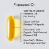 Sports Research Vegan Flaxseed Oil (1200mg) Herbal Supplement with Plant-Based ALA Omega 3 – Vegan Certified & Non-GMO Verified – Gluten, Soy & Carrageenan Free (180 Veggie Softgels)