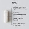 Sports Research Vegan NAC Supplement (N-Acetyl Cysteine) 600 mg – Supports Antioxidant Activity – NAC 600 mg – Non-GMO – 90 Capsules for Adults Daily Use(90 Count (Pack of 1))