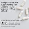 Sports Research Vegan NAC Supplement (N-Acetyl Cysteine) 600 mg – Supports Antioxidant Activity – NAC 600 mg – Non-GMO – 90 Capsules for Adults Daily Use(90 Count (Pack of 1))
