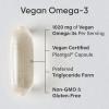 Sports Research Vegan Omega-3 Fish Oil Alternative from Algae Oil – Highest Levels of Vegan DHA & EPA Fatty Acids | Non-GMO Tested & Vegan Certified – 60 Veggie Softgels (Carrageenan Free)
