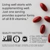 Sports Research® Vitamin B-Complex – Full Spectrum of B Vitamins with Methylated B12 & Folate – Gluten Free · Plant-Based · Non-GMO · Vegan-Friendly Formula – 120 Veggie Softgels(60 Count (Pack of 1))